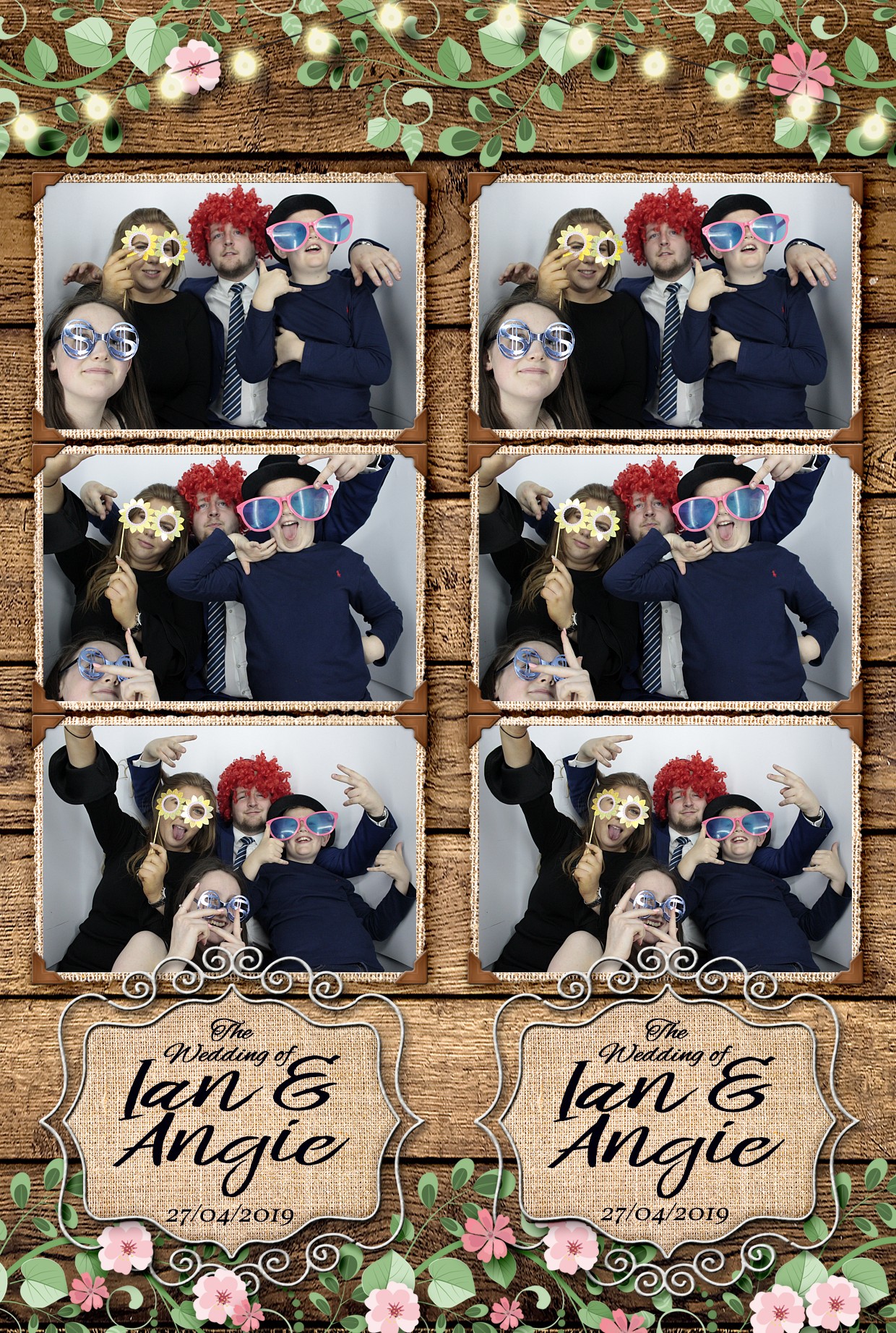 Ian & Angie’s wedding  | View more photos from the event at gallery.myphotoboothexperience.co.uk/u/MyPhotoBoothExperienceLtd/Ian-Angie’s-wedding